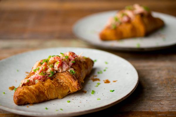 Lobster roll croissants