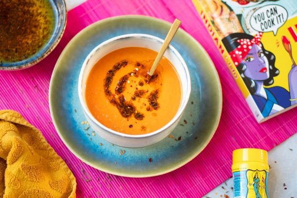 tomatensoep als voorbeeld van tomatensoep met een twist