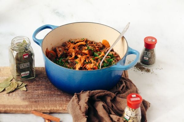 Paddenstoelen bourguingnon