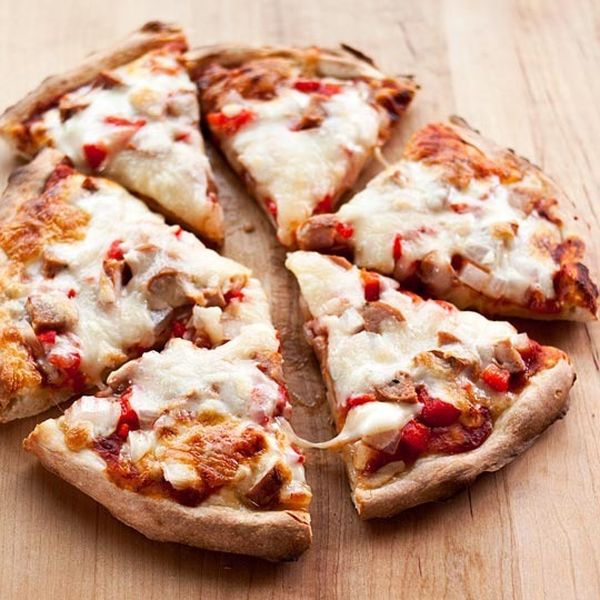 diepvries pizza in stukjes