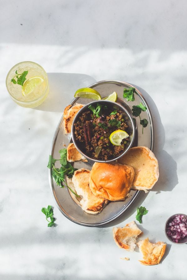 Keema pau | lamscurry | lamsgehakt curry