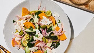 Griekse salade voor de winter