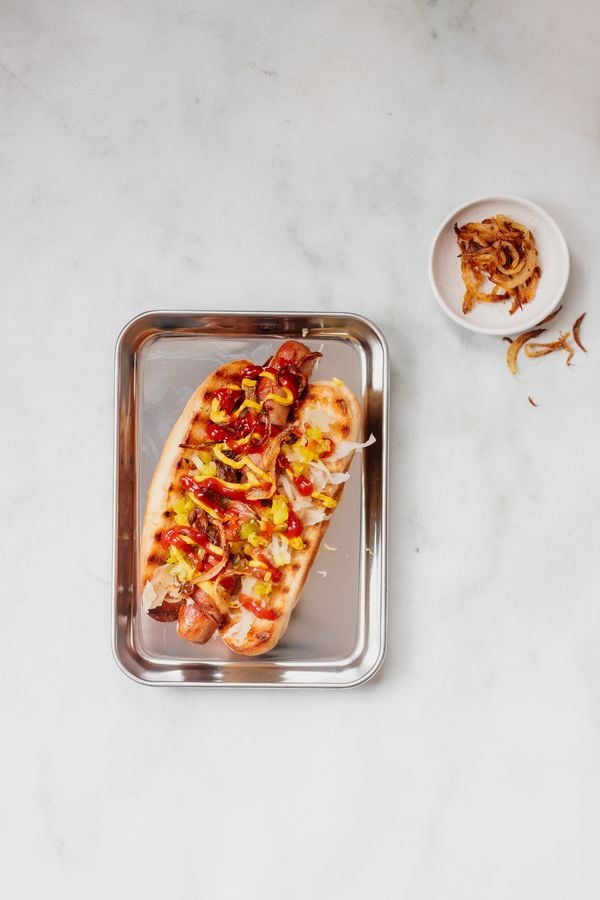 New York Style hotdog recept