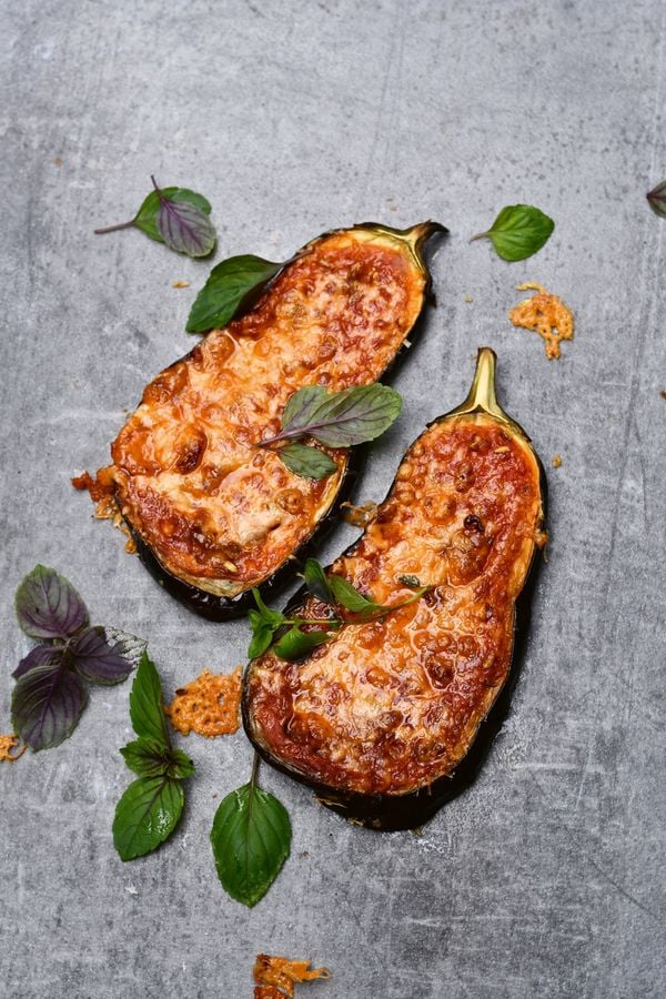 Eggplant Pizzas