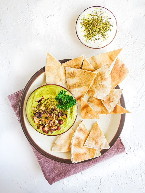 Baba ganoush met courgette