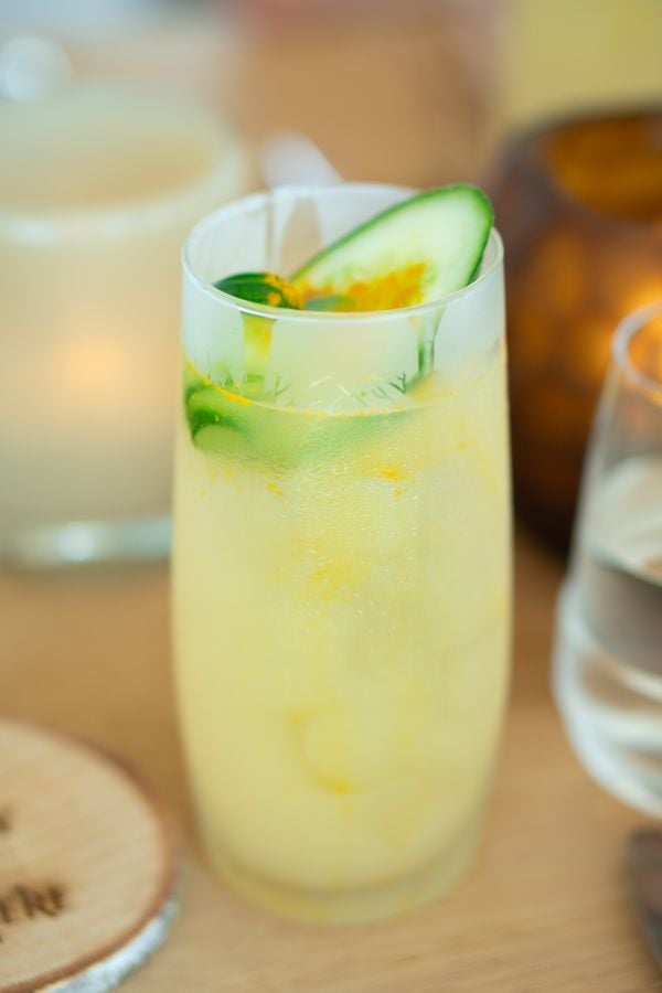 Pomme Highball cocktail met Belvedere Vodka