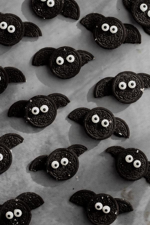 Oreo vleermuizen voor Halloween | Halloween koekjes
