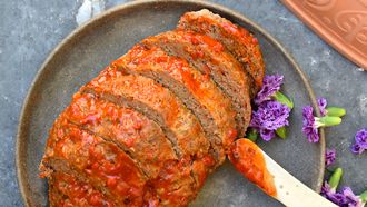 Gehaktbrood uit de Romertopf