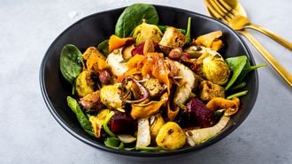 gezonde maaltijdsalade/winterse panzanella