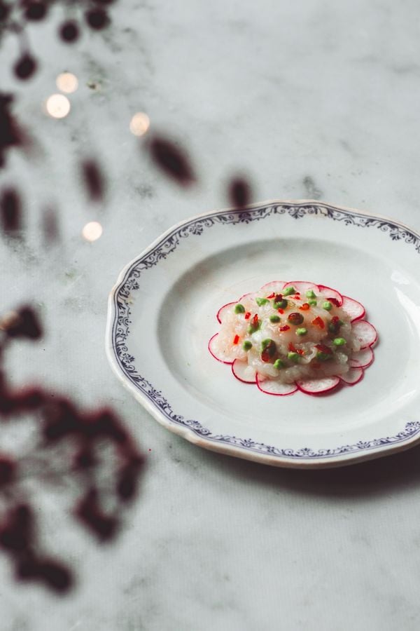 Coquilles carpaccio hack