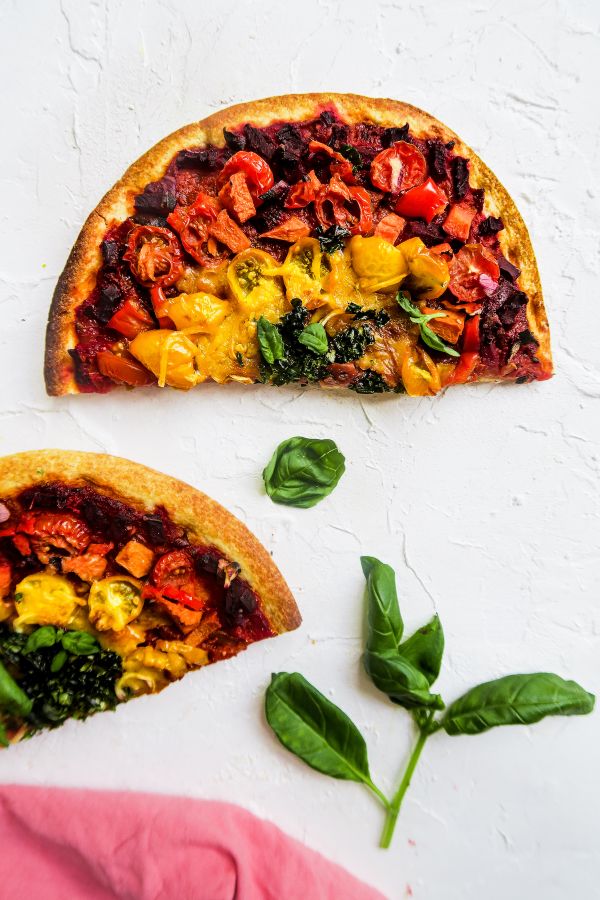 rainbow pizza
