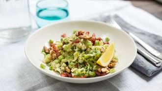 Afbeelding stamppot met andijvie recept