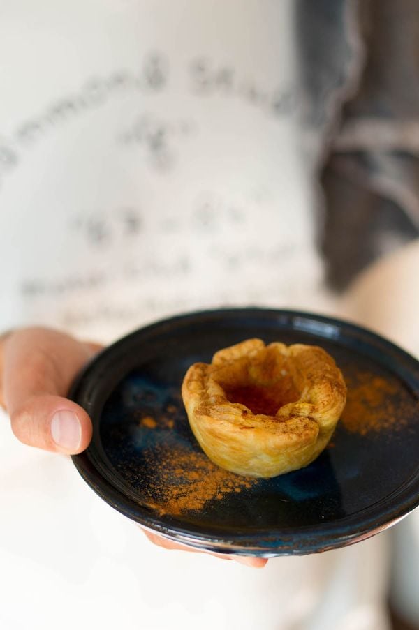 Pasteis de nata met speculaaskruiden