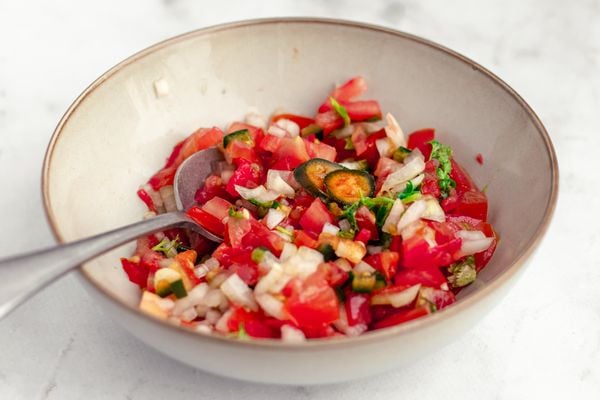Mexicaanse Pico de Gallo | tomatensalasa