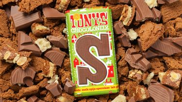 Tonys Chocolonely sint reep spijs speculaas