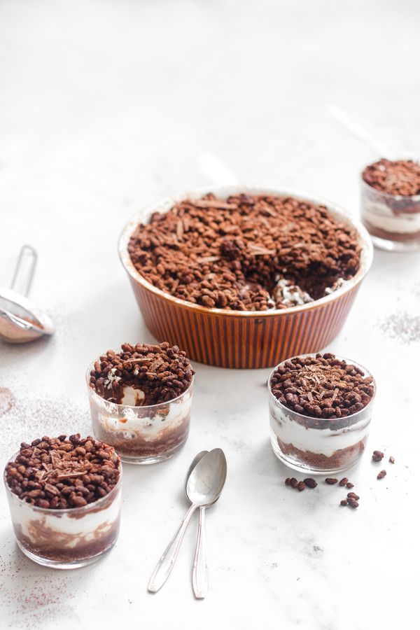 No-bake chocoladedessert | Ahmad Alzamel cake | lazy cat cake