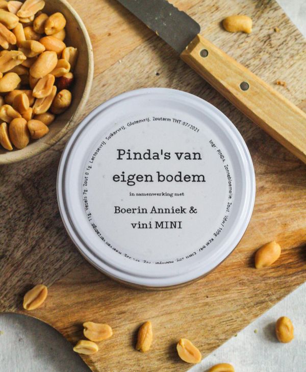 Nederlandse pindakaas van De Pindakaaswinkel