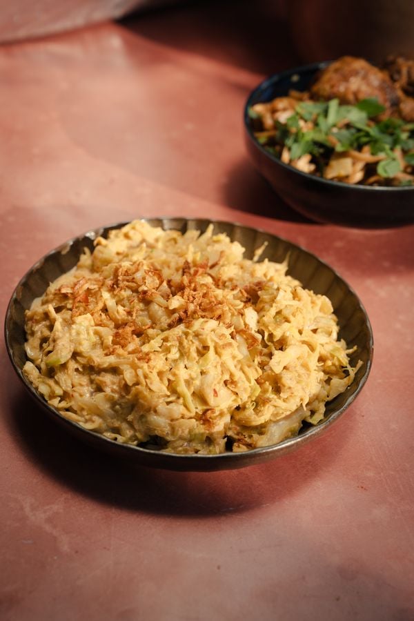 vegan rendang van spitskool