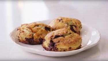 Chocolade-pecan scones recept