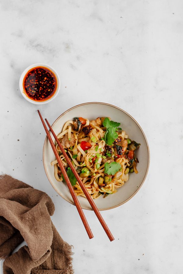 Roerbakmie met kip / makkelijk weekmenu