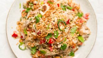 Aziatische kipsalade