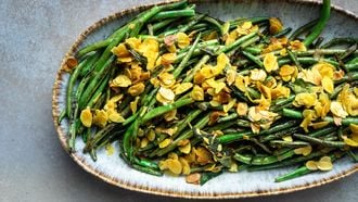 Harticots verts met bruine boter vinaigrette