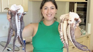 Sandra Buijs in de keuken