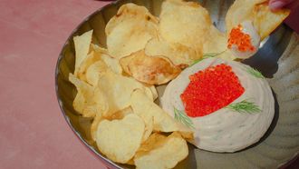Taramasalata met labneh