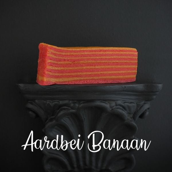Spekkoek aardbei-banaan