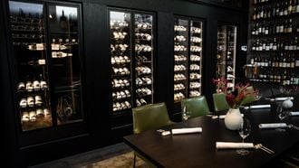 De wijnkelder van michelinrestaurant Joelia