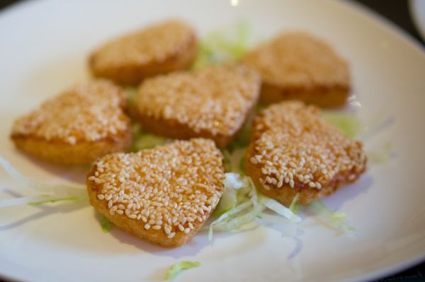 Aziatische garnalentoast / sesame prawn toast