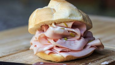 Mortadella sandwich