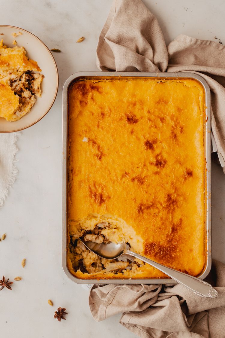 Bloemkoolschotel met gehakt | bloemkoolovenschotel met gehakt