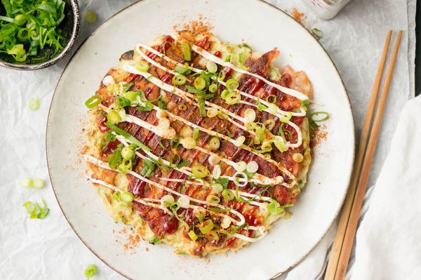 okonomiyaki hartige pannenkoek uit japen