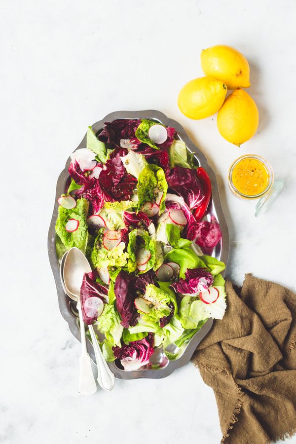 Lemon curd vinaigrette