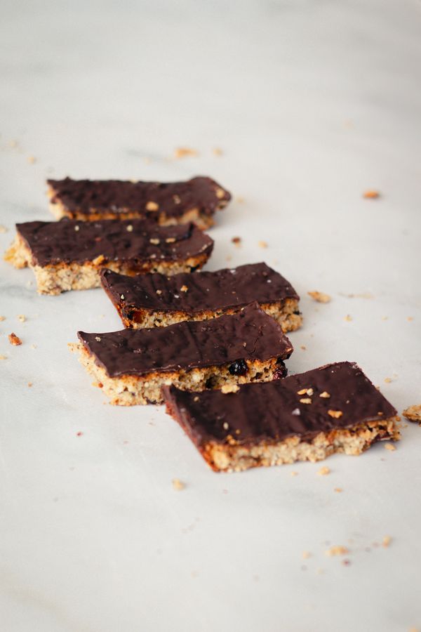 Flapjacks met chocolade