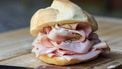 Mortadella sandwich