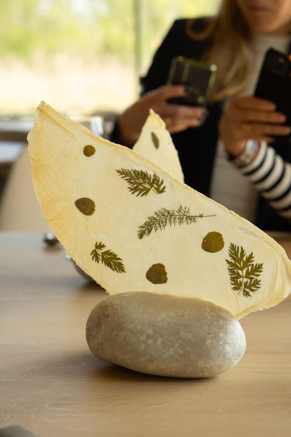 Crackers met kruiden uit de moestuin bij Bolenius