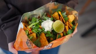 nacho uit een zak