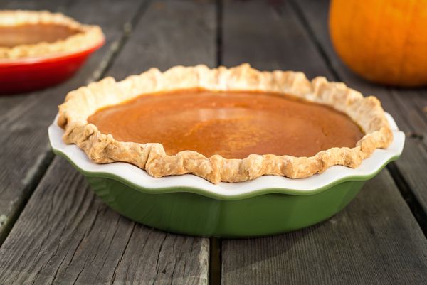 pumpkin pie dish