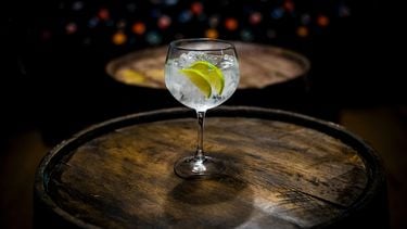Afbeelding van gin-tonic cocktail voor oud & nieuw
