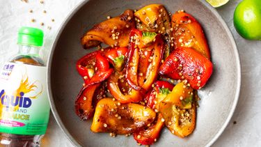 Thaise gegrilde paprika's