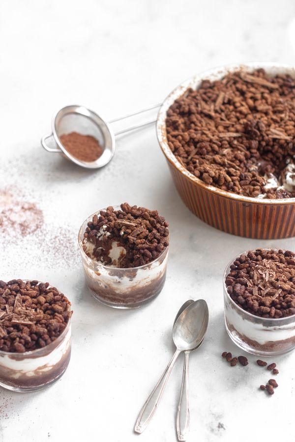 No-bake chocoladedessert | Ahmad Alzamel cake | lazy cat cake