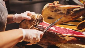 serranoham snijden