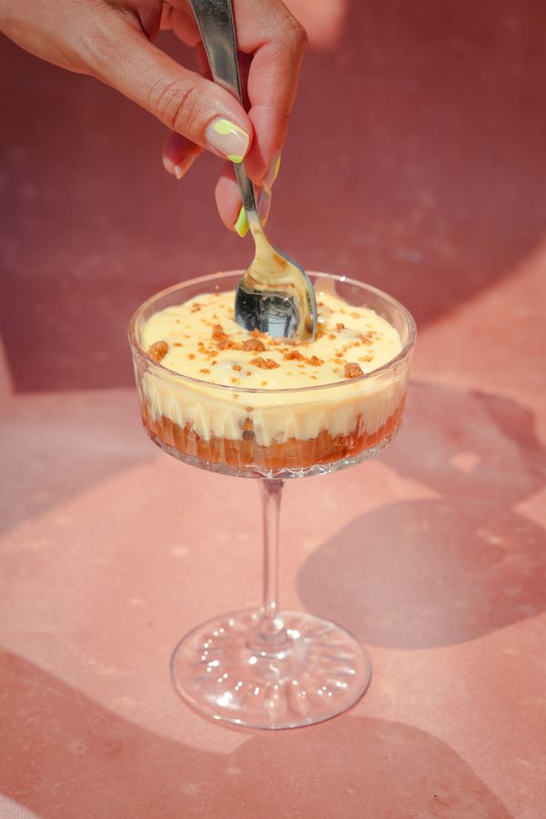 crumble rabarber