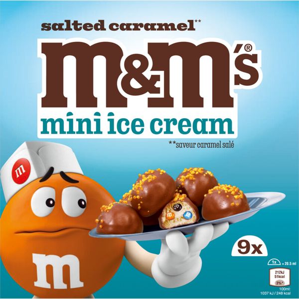 nieuwe ijsje van M&M's uit week 18
