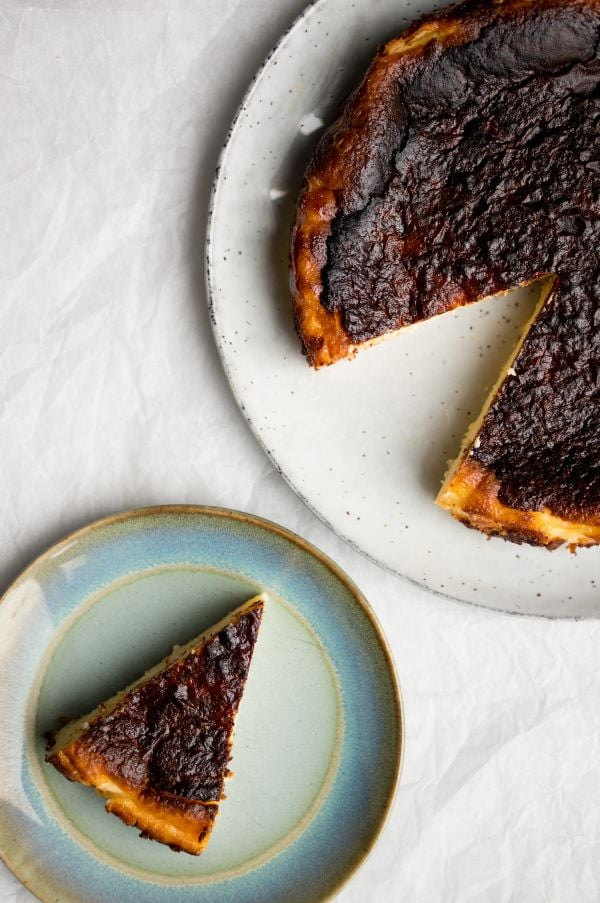 Baskische 'burnt' cheesecake