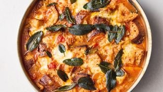 Broodsoep met borlottibonen / maaltijdsoep / vegetarische soep / Jamie Oliver in 20 minuten