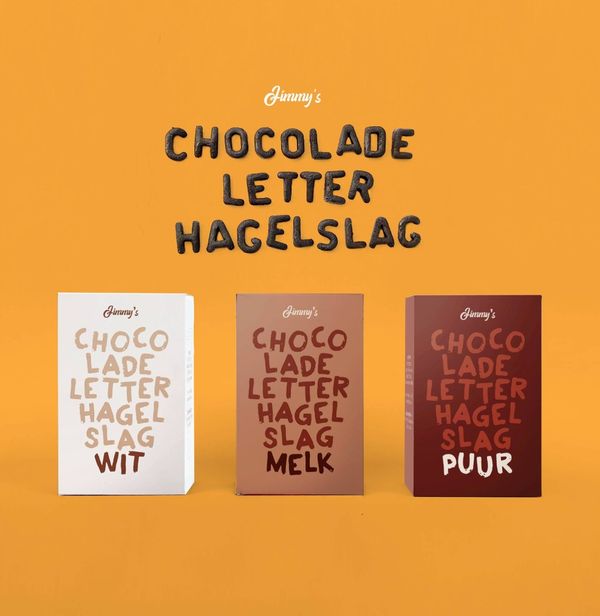 Chocoladeletterhagelslag voor Sinterklaas