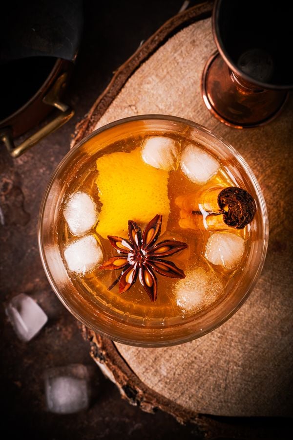 Spiced old fashioned